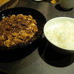 カツダイニング - 四川風麻婆豆腐とライス