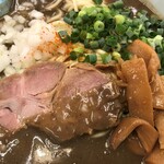 ラーメン山岡家 - 具材アップ