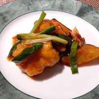 中国料理 翡翠宮 - 海老の辛味炒め