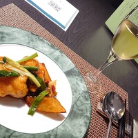 中国料理 翡翠宮 - 海老の辛味炒め