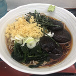 立喰いそば 山吹 - 椎茸そばを冷やし（ぶっかけ）9/11