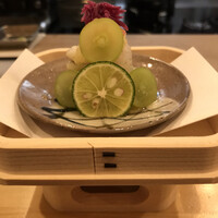 日本料理 直 - 鱧
                    お月見に見立てて