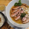 本町製麺所 阿倍野卸売工場 中華そば工房 - 冷やし鴨そば＋鶏皮コラーゲン丼