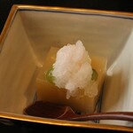 馳走 きむら - デザートは桃のゼリー。