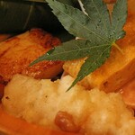 馳走 きむら - お食事のアブラボウズの味噌漬け、鱧天ぷら。