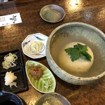 うずら家 - まずはそばがき1200円