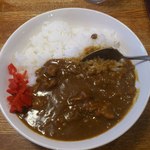 竹麓輔工房 - 牛すじ煮込みカレー￥500