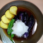 Totomaru - 夏野菜の揚げ出し580円