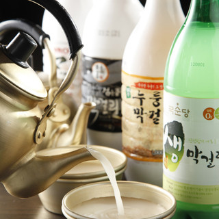 [Our recommended raw makgeolli ☆] Served in a kettle ◎