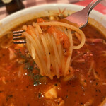 カリーナ・イルキャンティ - 真夜中のスパゲティ。スープスパなんで、パスタリプアップ！