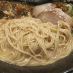 極とんラーメン - 極とんラーメン 麺の状態(2020.09.22)