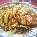 中国料理 雪梅 - あんかけ焼きそば醤油大盛り