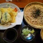 旬食・おそば なごみ - 天ぷらとそばのランチ980円