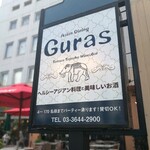 Asian Dining Guras - 看板