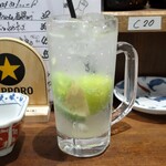 徳田酒店 - かぼすサワー