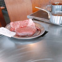 ニュージョイブル - お昼のコースランチ　ヒレ&ロース