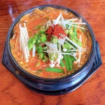 金さんの台所 - もつチゲ(¥700+tax)