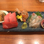Oishii Sushi Sapporo Towa - 北寄貝、平目、甘海老、中トロと赤身、子持ち昆布
