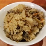 麺屋 六感堂 - あわびの五目ご飯