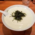 麺屋 六感堂 - アワビのエスプーマヌードル