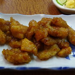 Kadoya Shokudou - 鶏皮甘辛煮