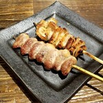 若どり屋 - ハツ、皮