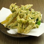 【“春”限定】山菜の天ぷら＜産地直送＞