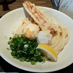 麺匠 空海 - ちく玉天ぶっかけうどん(冷)うどん大盛