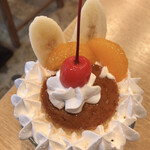 add sugar - 本日のケーキ／プリンアラモード　600円(税込)