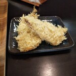 とんかつ成蔵 - 鯵フライ。先出しして欲しい。