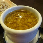 Shinshiyuu - キスとイカの天丼セットの刻み鴨汁