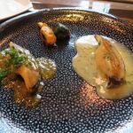 銀座うかい亭 - 鮑岩塩蒸し