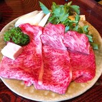 松阪 海津 - すき焼きのお肉