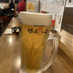 鶴亀八番 - 生ビール