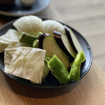 ろばたやき山ろく - 野菜盛り合わせ