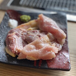 ろばたやき山ろく - 地鶏塩