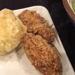 Marugame Seimen - 牡蠣フライと半熟卵天