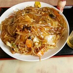 民宿 しをみ食堂 - かた焼きそば700円