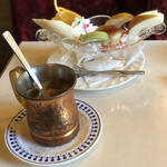 アルプス - アイスコーヒーとプリンアラモード