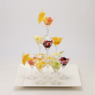 テラス席ビアガーデン限定 スパークリングワイン含む2時間飲み放題 メッセージ付きのデザート付 Anniversary q Plan Plustokyo Rooftop 銀座一丁目 ビアガーデン 食べログ