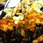 耽羅 - サムギョプサル焼き上がり