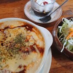 メイプル - ミートドリアセット ¥1020