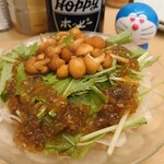 ふれあい立ち呑み酒場 ほていちゃん - なめこと水菜のサラダ