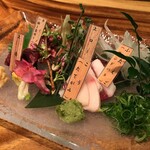Assortment of five types of horse sashimi ~Order minimum of 2 people~
