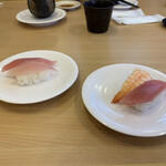 かっぱ寿司 - 2種のマグロ、マグロ・エビ