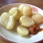 焼き鳥　柳屋 - 青森産六辺ニンニク