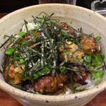 やきとり健歩゛ - 焼き鳥丼。