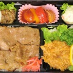 Sukiyaki Shabu Shabu Tenno Tasuke - テイクアウト：仙台牛炙り焼弁当1,800円（税抜）