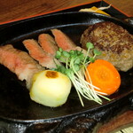 Sukiyaki Shabu Shabu Tenno Tasuke - 仙台牛100％ハンバーグとステーキ（コース限定）