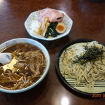 青竹手打ちラーメン 桐生宿 - きのこつけ麺